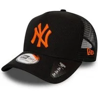 New Era Baseball Cap New York Yankees MLB Diamond Era Black Neon Orange A-Frame Adjustable (1-St)
