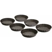 Kaiser Backform Torteletts "Pâtisserie" 10 cm 6er-Set beschichtet, (6-tlg)