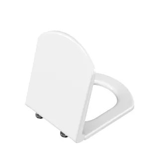 VitrA Valarte WC-Sitz 124-003R009 35,5x43,3x45cm, weiß hochglanz, mit Absenkautomatik, mit Schnellverschluss