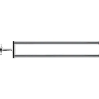 Duravit Starck T Handtuchhalter 0099411000 Halter chrom, zweiarmig, beweglich