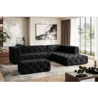 Home affaire Ecksofa FOLLINA, L-Form, mit klassischer Chesterfield-Knopfheftung