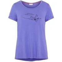 GARDENA T-Shirt Damen, lockere Passform mit Frontprint, moderne A-Shape-Passform, weiche Stretch-Viskose
