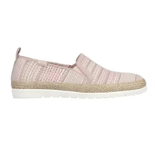 Skechers - "Twin Gore" Espadrillen für Damen, gewebter Stoff, Zum Anschlüpfen (Pink)