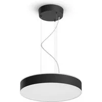 Philips Hue LED Pendelleuchte White Ambiance Enrave Pendelleuchte, Abschaltautomatik, Bluetooth, CCT - über Fernbedienung, Dimmer, Dimmfunktion, Farbsteuerung, Fernbedienung, Infrarot inkl., Leuchtdauer einstellbar, Memoryfunktion, Nachtlichtfunktion