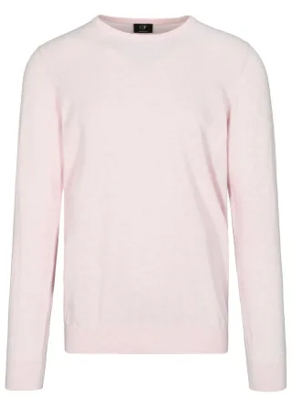 COMMANDER Finest Clothing - Rdh.-Pullover, 1/1 Arm rosé mel. - Gr. - XXL