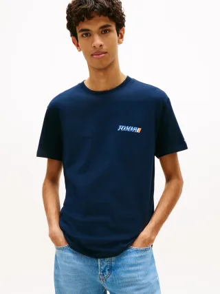 Tommy Jeans (PVH Group) - TJM REG VINTAGE LA BCK SS T EXT Dark Night Navy - Gr. - M
