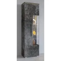 OTTO home Vitrine India,Höhe 160cm stilvolle Glasvitrine mit verstellbare Glasböden Standvitrine 1Trg, viel Stauraum ohne Beleuchtung