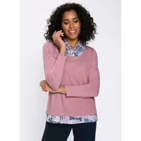 Sieh an! T-Shirt 2-in-1-Shirt Langarm