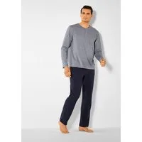 s.Oliver Pyjama (2 tlg., 1 Stück) Schlafanzug mit Knopfleiste