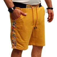 RMK Shorts Herren Sport Sweatshorts kurze Hose Sommer Bermuda Elastikbund mit Tunnelzug