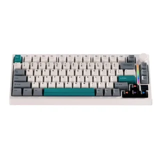 Upgrade GAMAKAY TK75 SOCD Mechanical Keyboard with 0.85-inch LCD Display Tri-mode ARGB LEDs Gasket Structure 8000mAh Bat