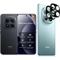 CLM-Tech Kameraschutzglas 2X für Xiaomi Redmi Note 15 Pro+ / 15 Pro Plus 5G, Linse 9H Glas - Folie kristallklar Panzerglas, 2 Stück, Kratzfest