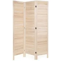 DESIGN DELIGHTS Paravent RAUMTEILER COTTAGE, Holz 170x120cm (HxB) Sichtschutz Paravent Raumtre
