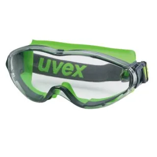 uvex Vollsichtbrille ultrasonic schwarz, grün grau/grün/transparent - 9302275