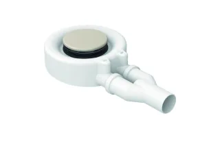 Bette Zubehör Ablaufgarnitur Floor B574, 0,85 l/s Cream 441, seitlich, B574-441 B574-441