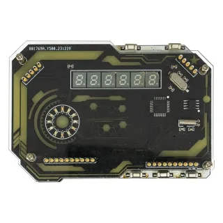 DIY Desktop Digital Clock Electronic Kit Colorful LED Display Type-C Power Supply Retro Desk Ornament Gaming Soldering F