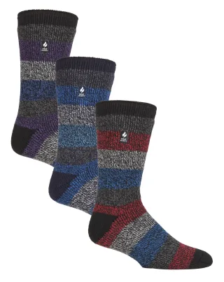 HEAT HOLDERS - 3er Pack Multipack Herren Thermosocken für den Winter - Porto