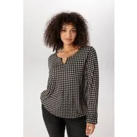 Aniston PLUS Langarmshirt aus weich fließender Qualität - NEUE KOLLEKTION