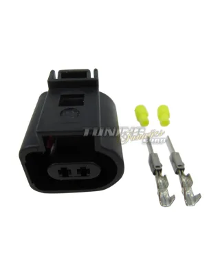 Reparatursatz Reparatur Stecker 2pol Kontakt Dichtung 1J0973702 für VW Audi