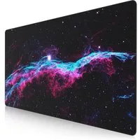 Titanwolf Gaming Mauspad XXXL Speed Mousepad 1200 x 600 x 3 mm, große Tischunterlage, rutschfest, abwaschbar, Geschwindigkeit & Präzision, Galaxie Speed