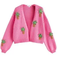 Next Strickjacke Weiche Strickjacke im Grobstrick mit Baumwolle (1-tlg)