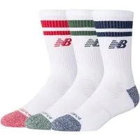 New Balance Sportsocken (3-Paar) 3er Pack, geripptes Design, leichtes Material, bequemer Stoff