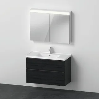Duravit D-Neo Möbel-Set DE011701616 1005mm, Eiche Schwarz