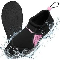 Wisam Schwarz und rosa Wasserschuhe - Größe 38 5mm Trizand Wasserschuh