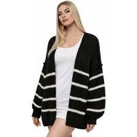 Worldclassca Cardigan Worldclassca Strickjacke Cardigan Open Front Pullover Lang Casual Neue Kollektion - Stilvolle und gemütliche Strickmode für Damen