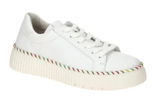 Gabor 63.240 - Best Fitting Damenschuhe Halbschuhe Sneaker Wei? Glattleder
