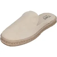 TOMS SANTIAGO MULE Espadrille Light Sand Suede