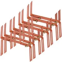 BigDean Blumenkastenhalter Standard H-Form Kasten Halter Balkonkastenhalter, bis 20 kg belastbar, Werkzeugfrei Verstellbar, Set, 4-St., Kastenhalter H-Form, Blumenkastenhalter H-Form, Brüstungen, Mauer oder Geländer