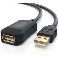 CSL aktives Repeater Kabel / Verlängerung mit Signalverstärkung - 5m Verlängerungskabel, 2.0, USB Typ A (500 cm), Extension Cable aktiv, Signalverstärker Repeater, erweiterbar