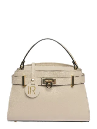 Isabella Rhea Beige Rindsledertasche