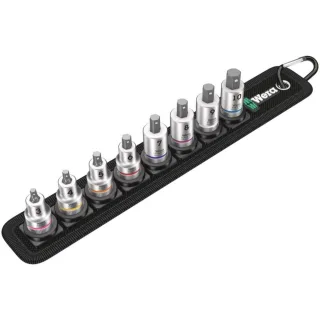 Wera Belt B 2 Zyklop Bitnuss-Satz Innensechskant, mit Haltefunktion, 3/8"-Antrieb, 8-teilig - 05003971001