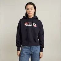 G-STAR Kapuzensweatshirt Old Skool Logo Loose