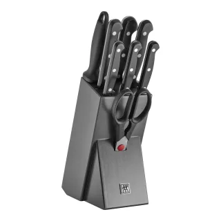 ZWILLING TWIN Chef 2 9-tlg, Messerblockset, Anthrazit