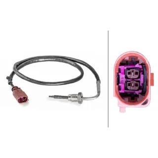 Hella Sensor f?r Abgastemperatur VW Caddy Touran 1,6 6PT014494-411