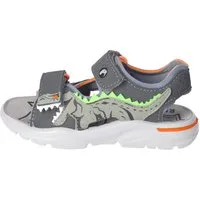 Ricosta Raptor WMS: mittel Sandale, Sandale mit Klett, Dino-Print, Größenschablone zum Download
