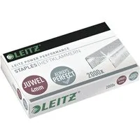LEITZ Heftklammer Juwel 4 mm, für Heftzange, 2.000 Stück/Pack, Heftleistung 12 Blatt