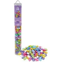 PLUS-PLUS 100 Kreativ Bausteine Pastell Spielbausteine, (100 St)