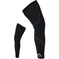 ATTONO Beinlinge Fahrrad Beinlinge Warme Mountainbike Thermo Beinwärmer schwarz