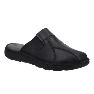 Hush Puppies Herren Carson Leder Pantoletten (Schwarz)