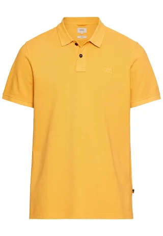 camel active - Kurzarm Poloshirt aus Baumwolle sunflower - Gr. - XL