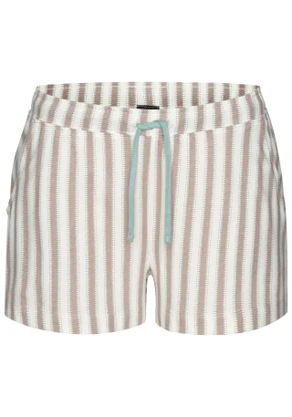 LASCANA - Vivance Dreams VD Shorts brown stripe - Gr. - 46
