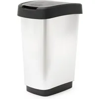 ROTHO Mülleimer Twist Mülleimer 25l mit Deckel, Kunststoff (PP)