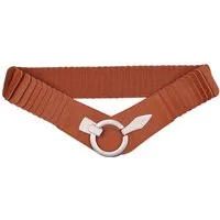 MIRROSI Taillengürtel Leo Unifarbe breit 6cm für Taillenumfang 85 bis 110cm, ONESIZE (Angenehmes Tragesgefühl, Leopard Muster, Unifarben) Breiter Stretch Gürtel