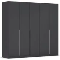 OTTO home Drehtürenschrank Kleiderschrank Schrank Garderobe AGORDO Schlafzimmer (in zwei Griff-Farben, Breiten 91-405 cm, Dekor- oder Hochglanzfront) durchdachte Innenausstattung, in 8 Breiten und 2 Höhen MADE IN GERMANY