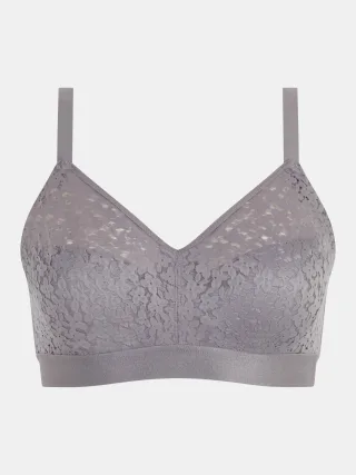 Chantelle Lingerie - Norah Funktionaler bügelloser BH purple grey - Gr. - 80 C