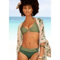 JETTE Triangel-Bikini mit edlen Zierringen